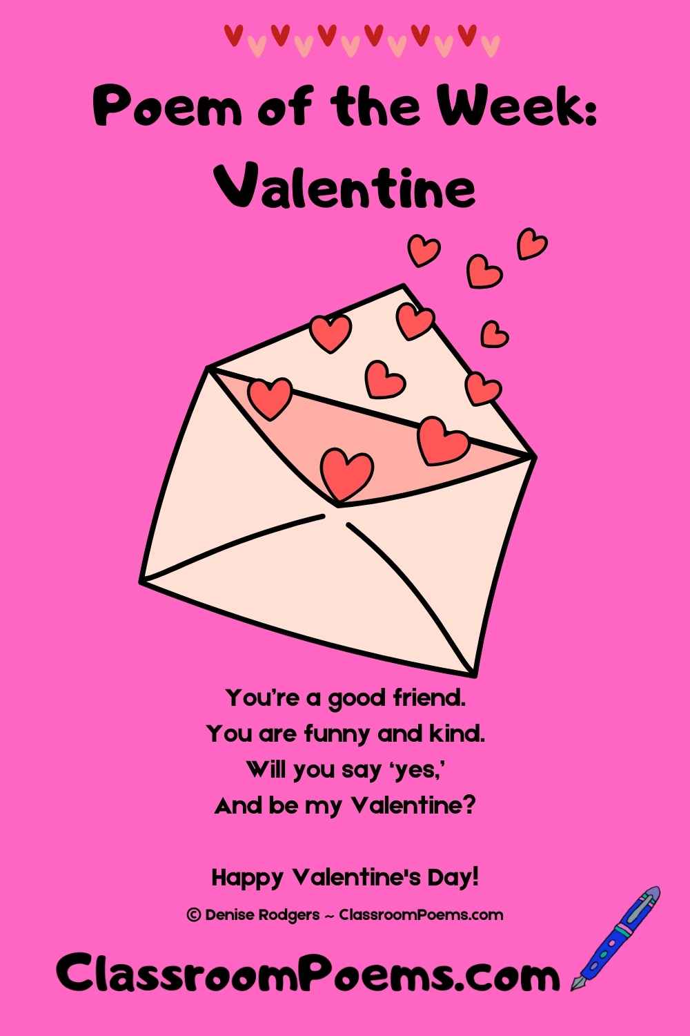 funny valentines poems for her first valentine's boyfriend short